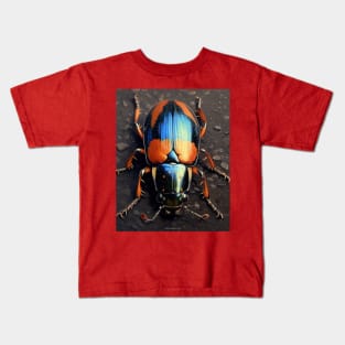 Oil Paint, Hyperrealism, Amazing Zoo Beetle Kids T-Shirt